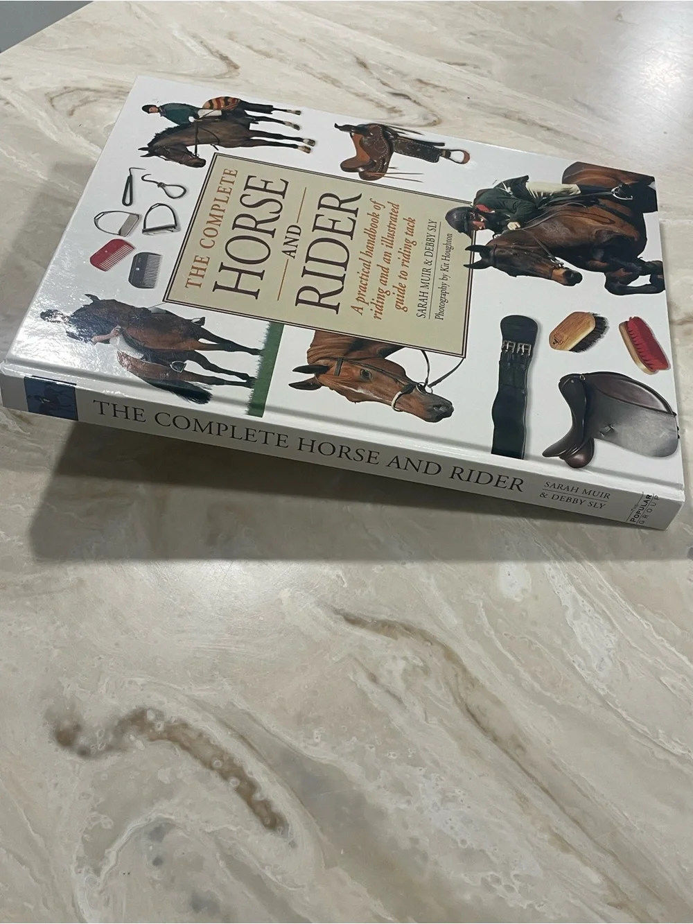 The Complete Horse & Rider Handbook HC Book 2001 Vintage Equestrian Sarah Muir